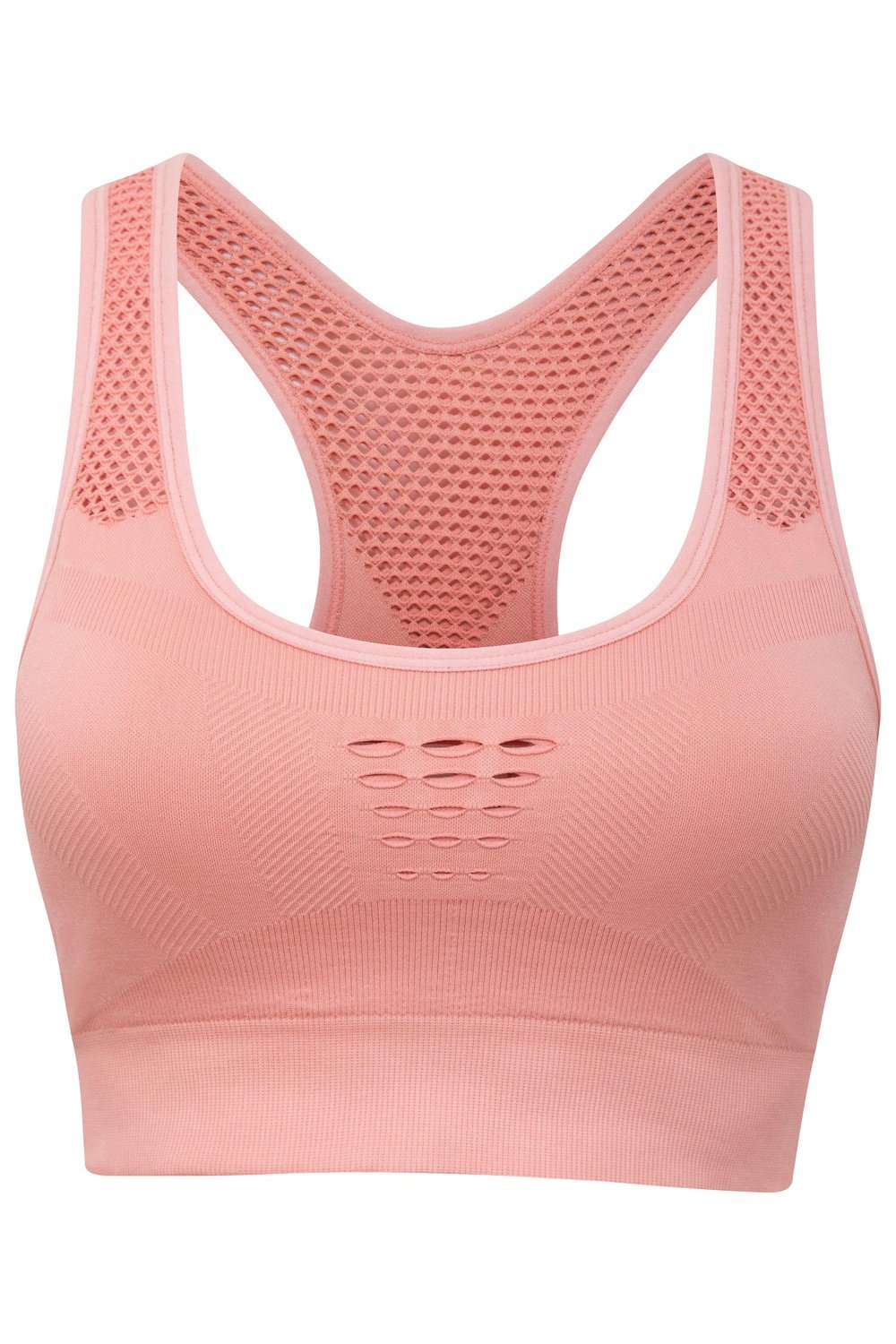 Solid Color Backless Quick-dry Sports Bra In LIGHT PINK