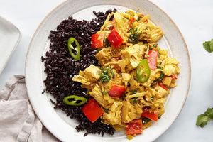 Sri Lankan Jackfruit Curry With Black Rice