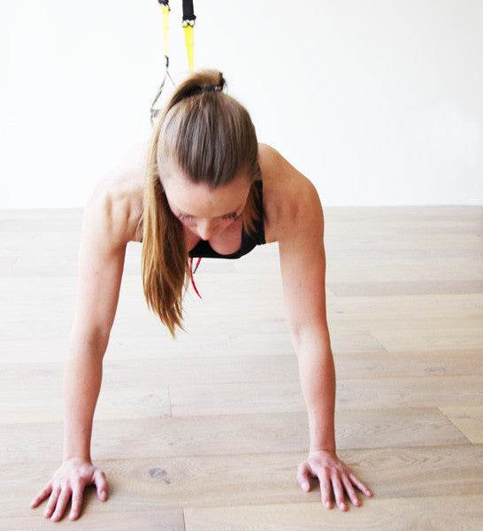 TRX Push Up To Shoulder Tap - Sundried