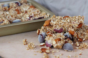 No-Bake Almond Cherry Bars Healthy Snack Recipe