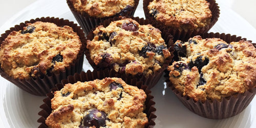 Vegan Blueberry Muffin Recipe-Sundried Activewear