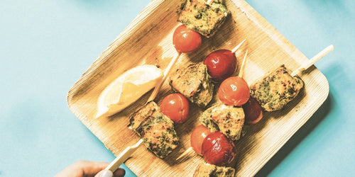 Salmon Skewers With Lemony Rocket Pesto: Healthy Recipe Idea-Sundried Activewear