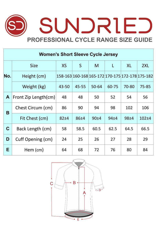 Sundried Plaid Women's Short Sleeve Training Cycle Jersey Blue Short Sleeve Jersey by Sundried | Sundried