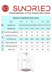 Sundried Ice Stripe Women's Long Sleeve Cycle Jersey Long Sleeve Jersey Activewear