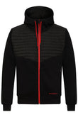 Sundried Matterhorn Mens Quilted Hoodie  Activewear