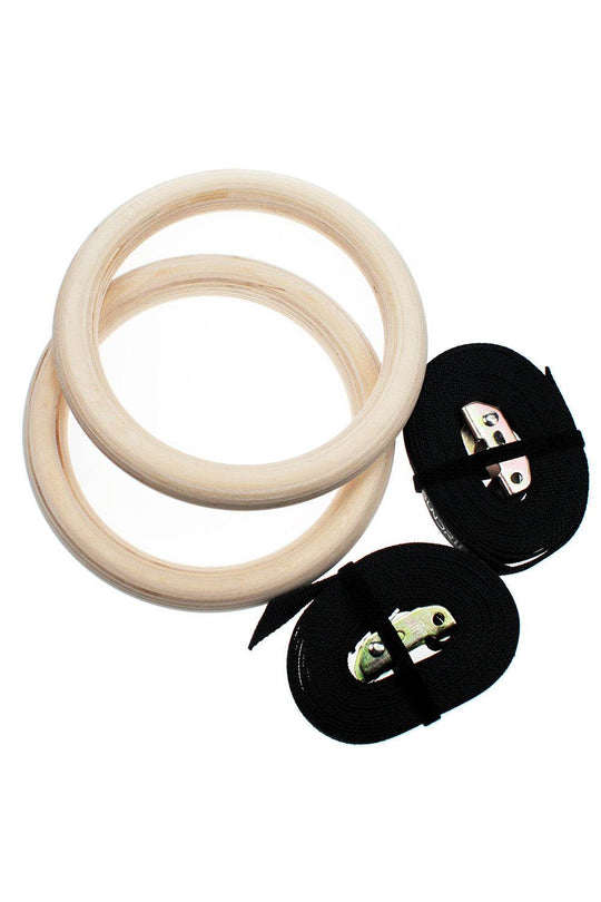 Sundried Wooden Gymnastic Rings - Gymrings Gym Accessories Activewear