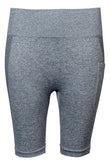 Sundried Women's Seamless Cycling Shorts Shorts S Grey SD0361 S Grey Activewear