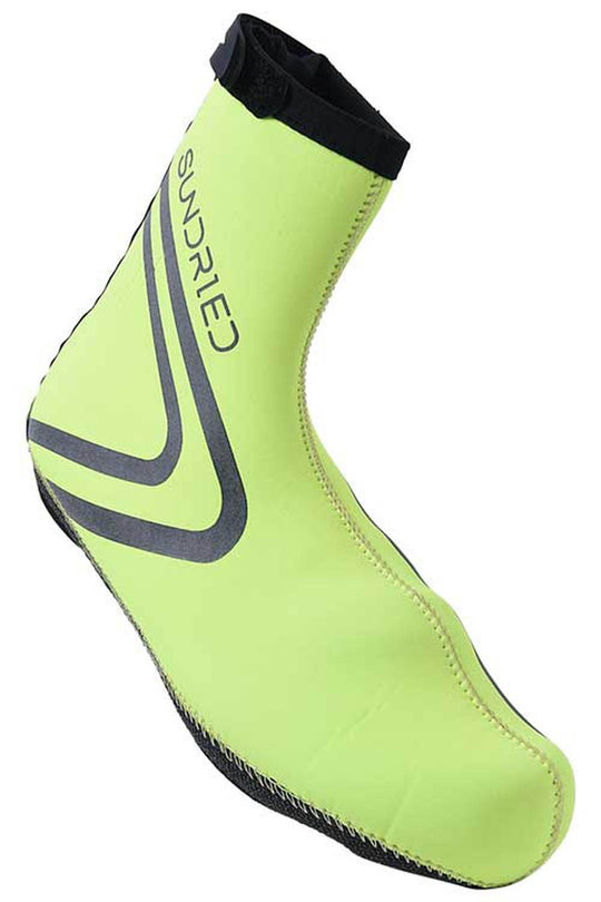 Sundried HD3 Heavy Duty Cycle Shoe Covers Neon Yellow Overshoes Cover Activewear