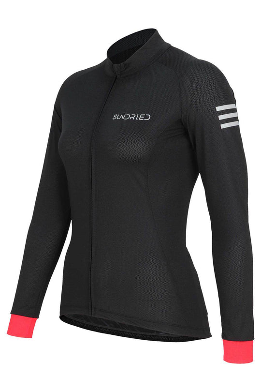 Sundried Apex Women's Long Sleeve Cycle Jersey Long Sleeve Jersey Activewear