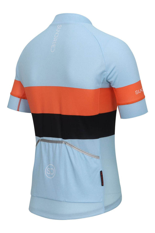 Sundried Sky Stripe Men's Short Sleeve Cycle Jersey Short Sleeve Jersey Activewear