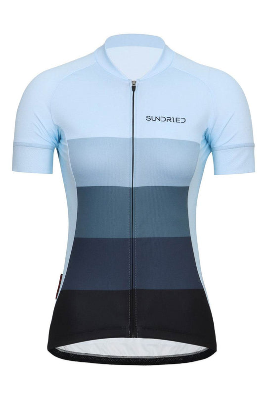 Sundried Ice Women's Short Sleeve Cycle Jersey Short Sleeve Jersey XS Ice SD0494 XS Ice Activewear