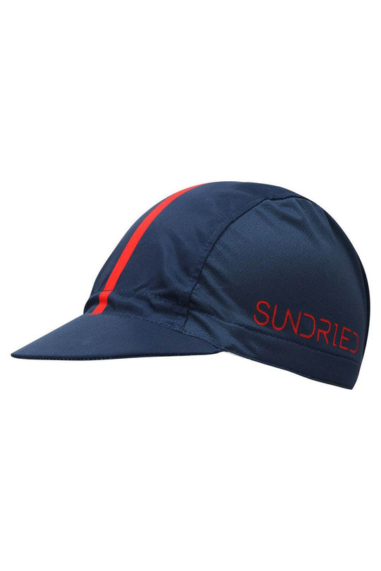 Sundried Stripe Cycle Cap Navy SD0435 Navy Activewear