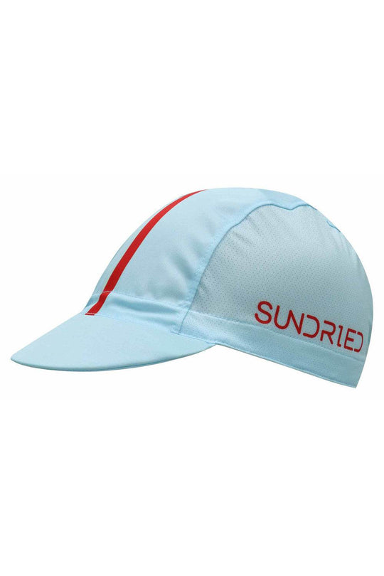 Sundried Stripe Cycle Cap Sky SD0435 Sky Activewear