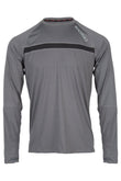 Sundried Men's Long Sleeved Training Top S Grey SD0283 S Grey Activewear