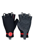 Sundried Fingerless Cycle Gloves Gloves S Black SD0133 S Black Activewear