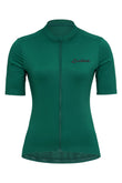 Sundried Sport Pianura Women's Green Short Sleeve Cycle Jersey Activewear