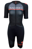 Sundried Velo Women's Aero Skinsuit Trisuit XS Black SD0135 XS Black Activewear