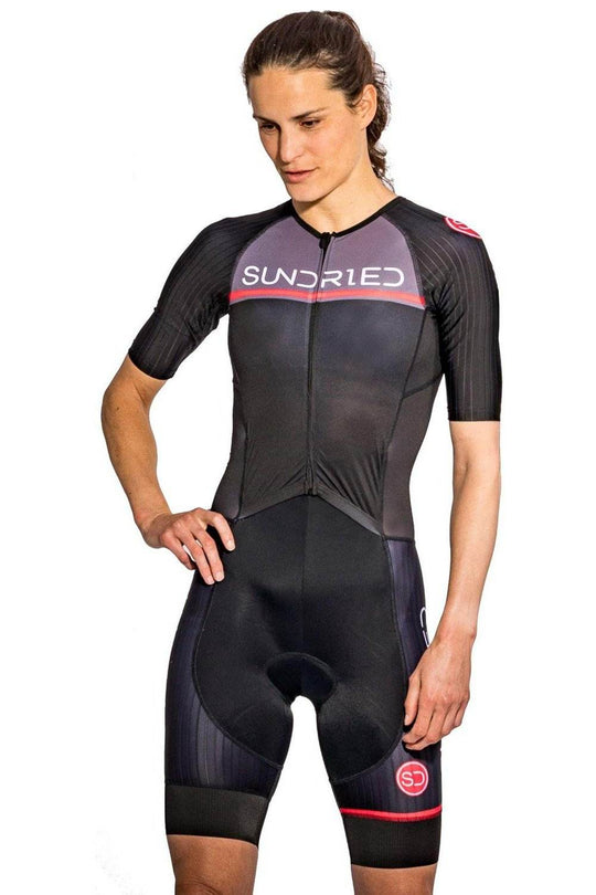 Sundried Velo Women's Aero Skinsuit Trisuit Activewear