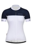 Sundried Retro Women's Short Sleeve Training Cycle Jersey Short Sleeve Jersey XS Navy SD0466 XS Navy Activewear