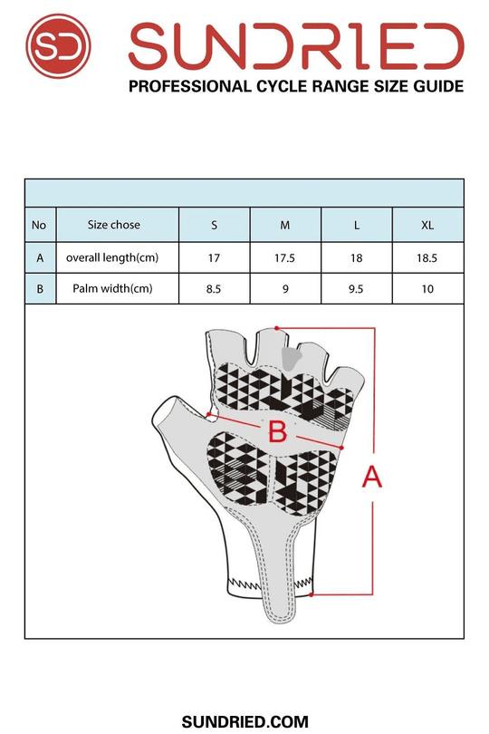 Sundried Fingerless Cycle Gloves Gloves Activewear