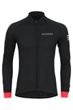 Sundried Apex Men's Long Sleeve Cycle Jersey Long Sleeve Jersey L Black SD0445 L Black Activewear