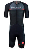 Sundried Cadence Men's Aero Skinsuit Trisuit L Black SD0134 L Black Activewear