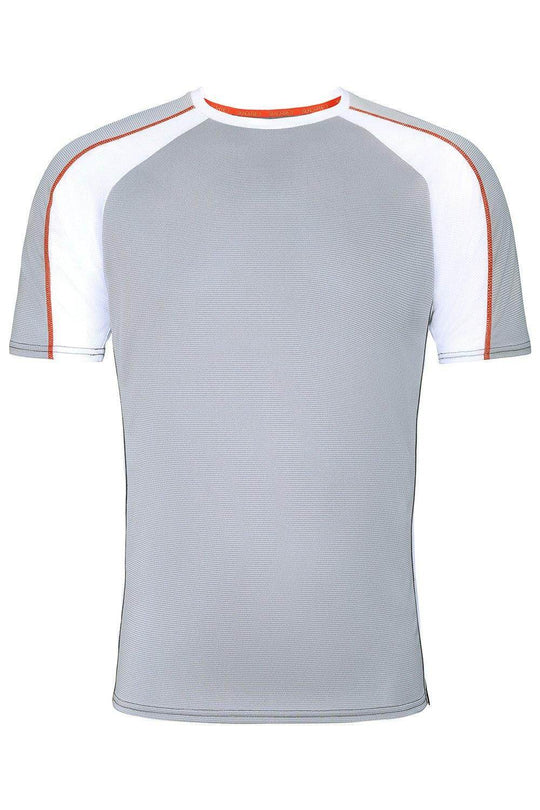 Sundried Dom 2.0 Men's Recycled Training T-Shirt T-Shirt L SD0030 L Grey Activewear