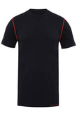 Sundried Eco Tech Men's Fitness Top L Black SD0136 L Black Activewear