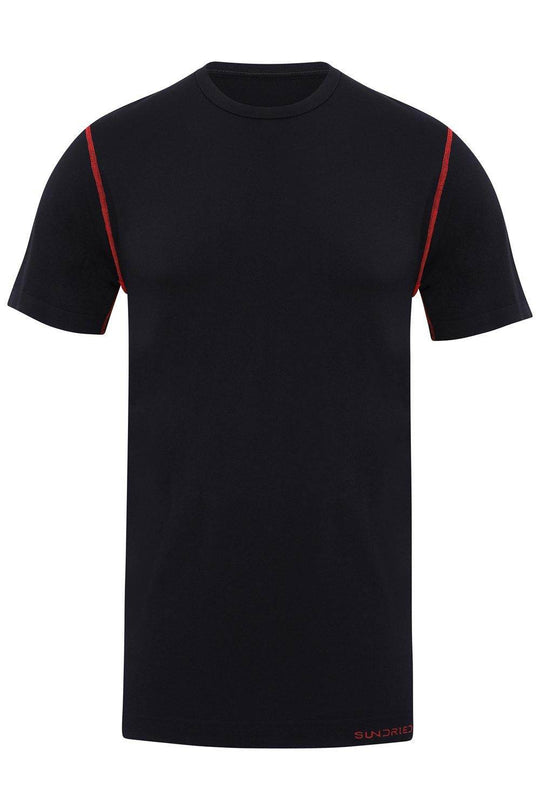 Sundried Eco Tech Men's Fitness Top L Black SD0136 L Black Activewear