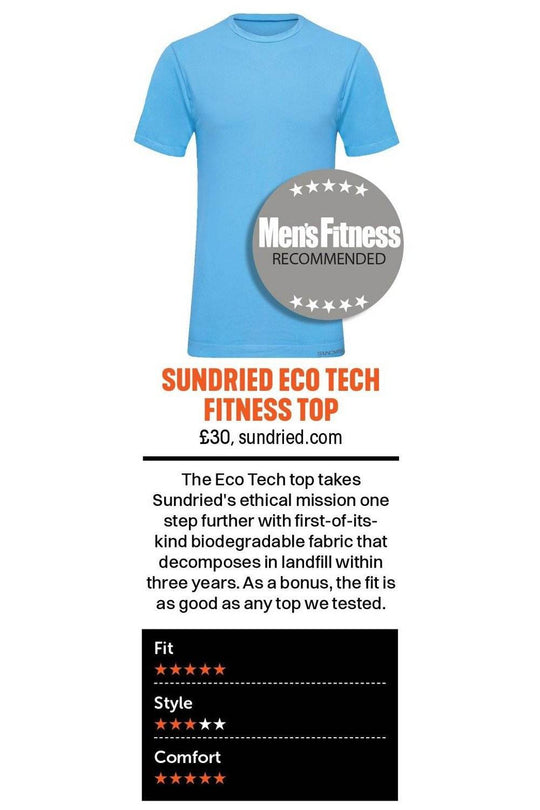 Sundried Eco Tech Men's Fitness Top Activewear