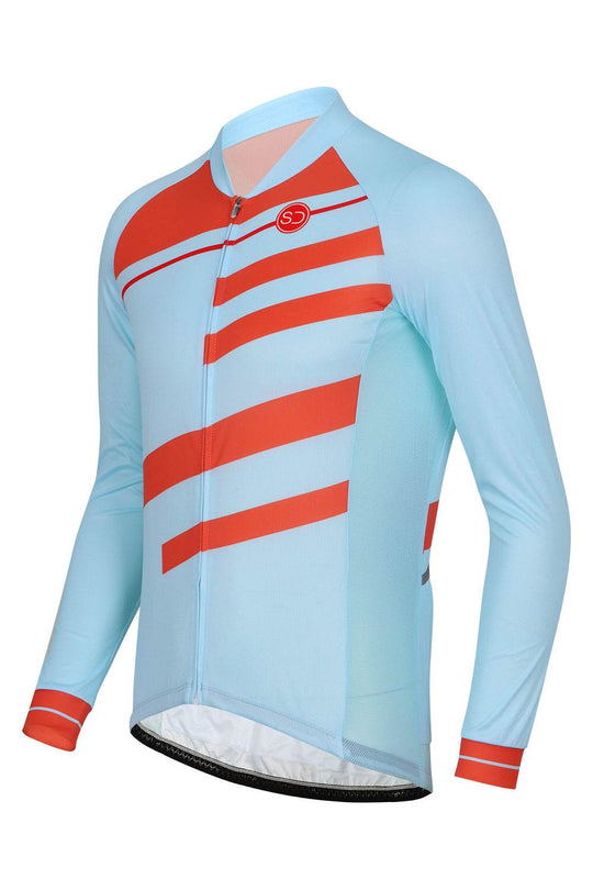 Sundried Ecrins Men's Long Sleeve Cycle Jersey Long Sleeve Jersey Activewear