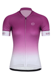 Sundried Fade Pink Women's Short Sleeve Cycle Jersey Short Sleeve Jersey Activewear