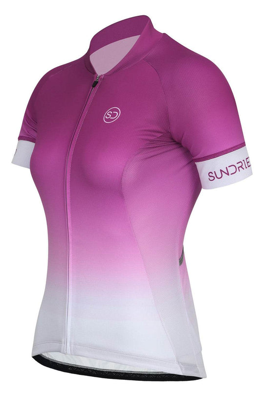 Sundried Fade Pink Women's Short Sleeve Cycle Jersey Short Sleeve Jersey Activewear