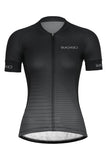 Sundried Fade Women's Short Sleeve Training Cycle Jersey Short Sleeve Jersey L Grey SD0464 L Grey Activewear