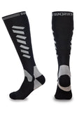 Sundried Full Length Compression Socks Running Socks L Black SD0347 L Black Activewear