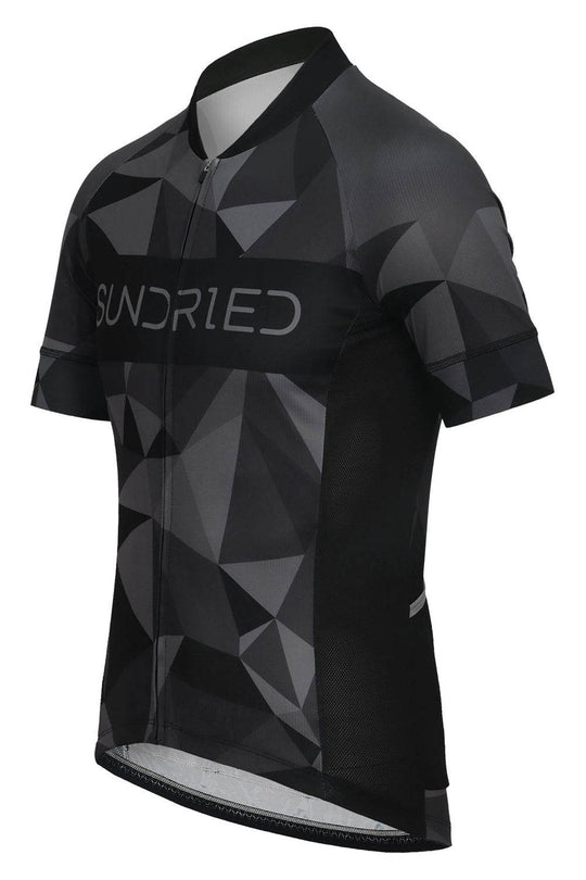 Sundried Geometric Men's Short Sleeve Training Cycle Jersey Activewear