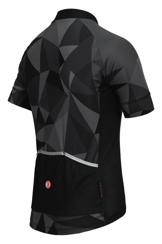 Sundried Geometric Men's Short Sleeve Training Cycle Jersey Activewear