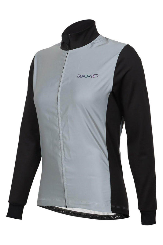 Sundried Hammer Women's Reflective Bike Jacket L Black Cycle Jacket by Sundried | Sundried