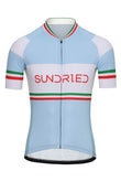 Sundried Ice Stripe Men's Short Sleeve Cycle Jersey Short Sleeve Jersey L Ice SD0498 L Ice Activewear