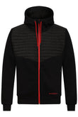 Sundried Matterhorn Mens Quilted Hoodie Activewear