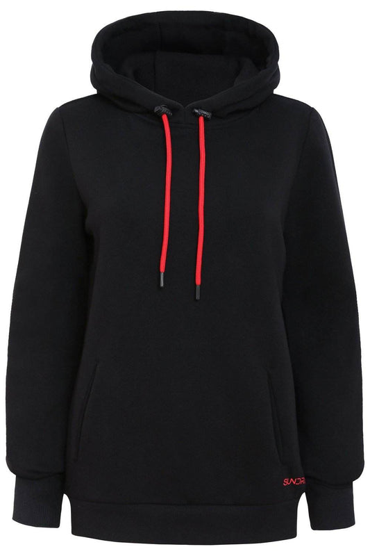 Sundried Matterhorn Women's Hoodie Hoodie L SD0078 L Black Activewear