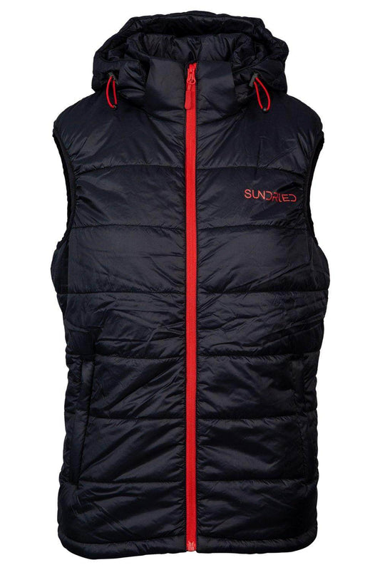 Sundried Men's Recycled Quilted Gilet Gilet L Black SD0308 L Black Activewear