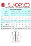 Sundried Men's Thermal Cycle Jersey Long Sleeve Jersey Activewear