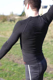 Sundried Olympus Men's Long Sleeve Compression Top Activewear