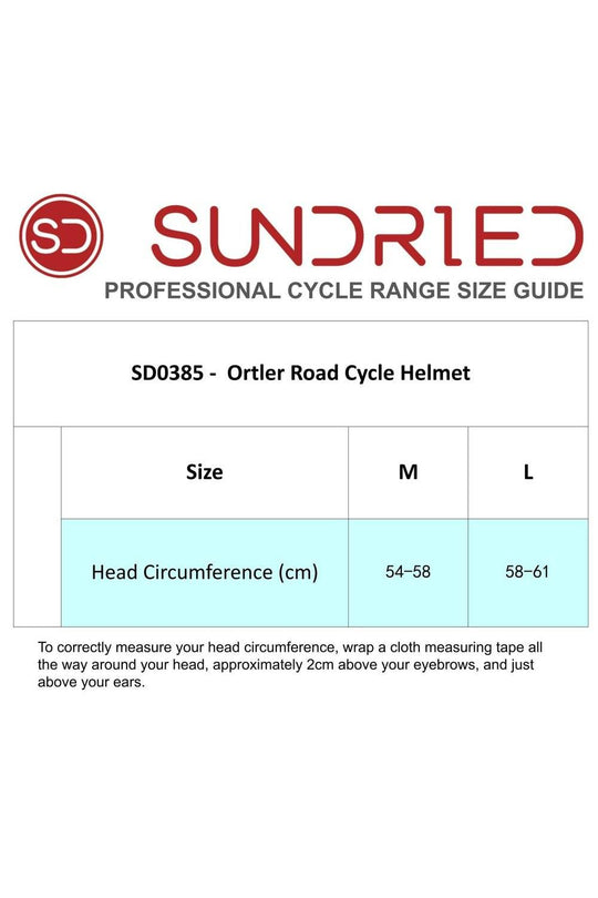 Sundried Ortler Road Cycle Helmet Activewear