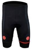 Sundried Peloton Men's Padded Cycling Shorts Bib Shorts L Black SD0107 L Black Activewear