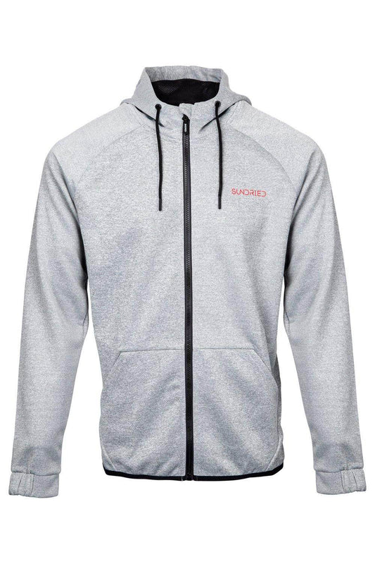 Sundried Pursuit Men's Hoodie Hoodie L Grey SD0142 L Grey Activewear