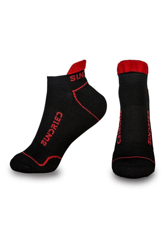 Sundried Recycled Run Socks Running Socks 35-38 Black SD0319 35-38 Black Activewear