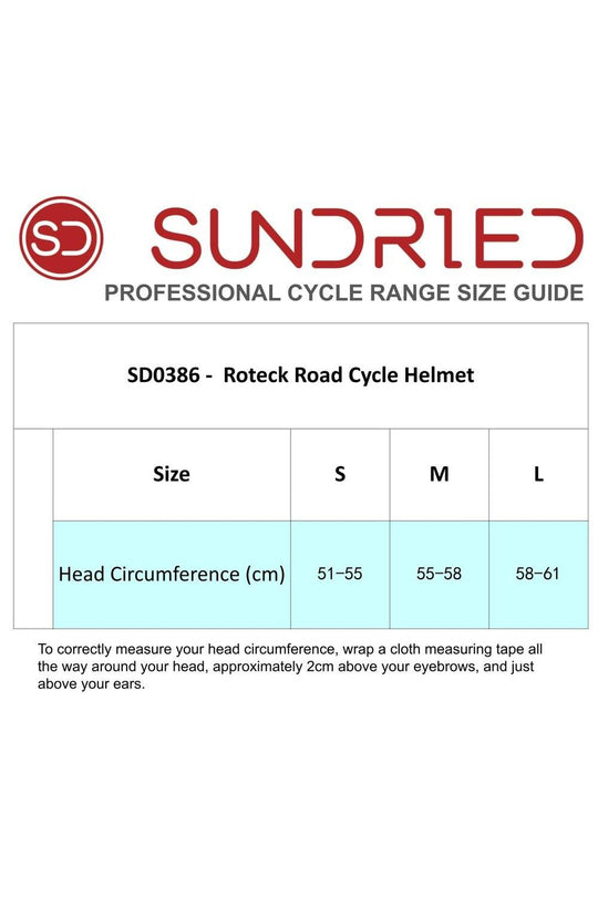 Sundried Roteck Road Cycle Helmet Helmet Activewear