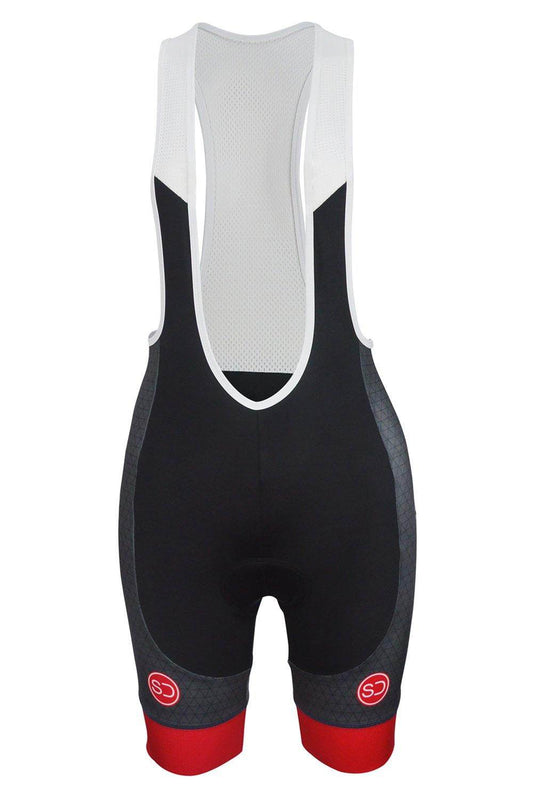 Sundried Summit Women's Padded Bib Shorts L Black Bib Shorts by Sundried | Sundried